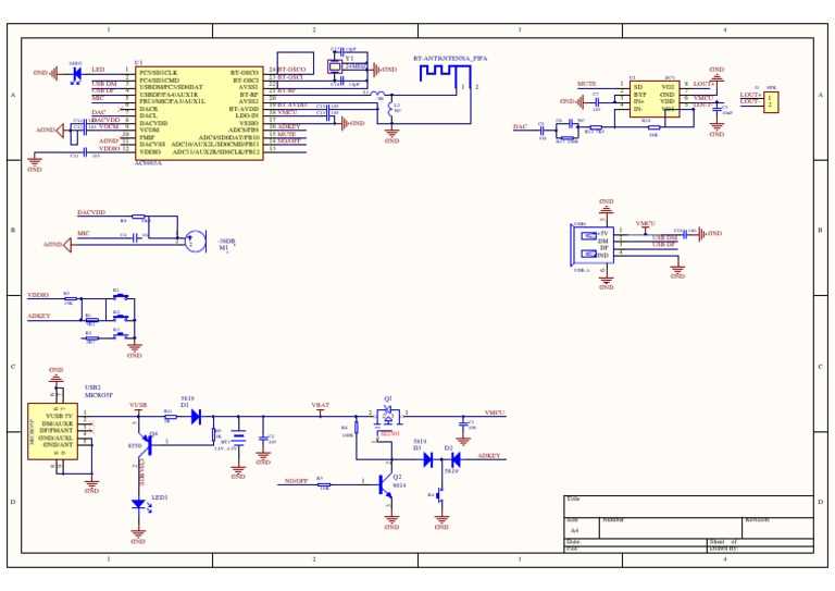 bluetooth ic circuit diagram