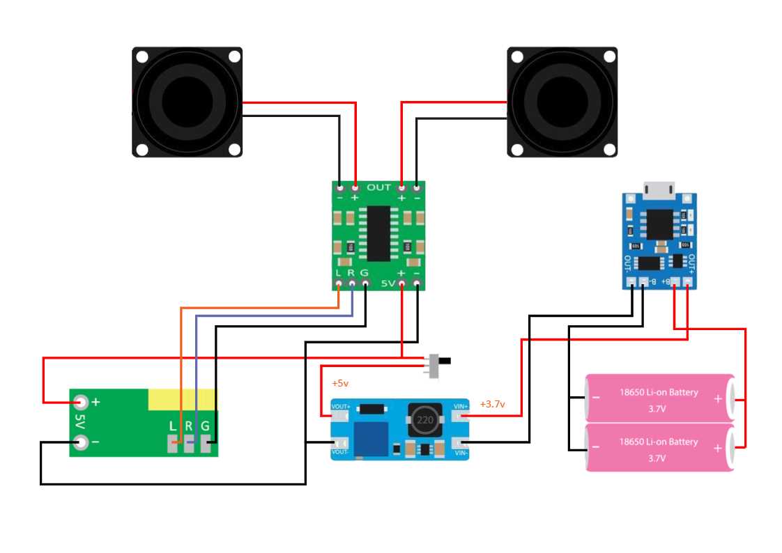 bluetooth speaker schematic diagram