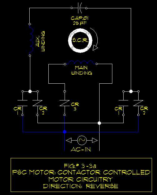 3 speed psc motor wiring diagram