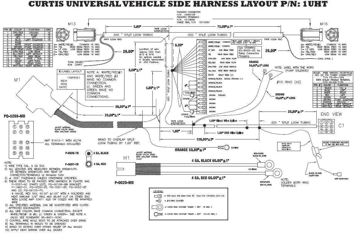 boss plow wiring diagram truck side