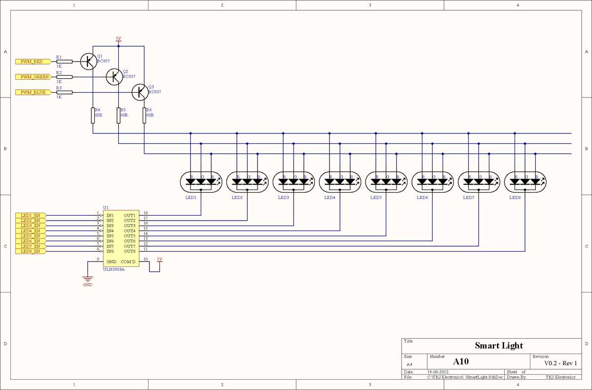 rgb light circuit diagram