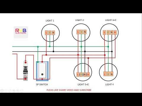 emergency lighting circuit wiring diagram