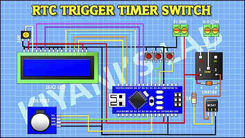 timer switch circuit diagram