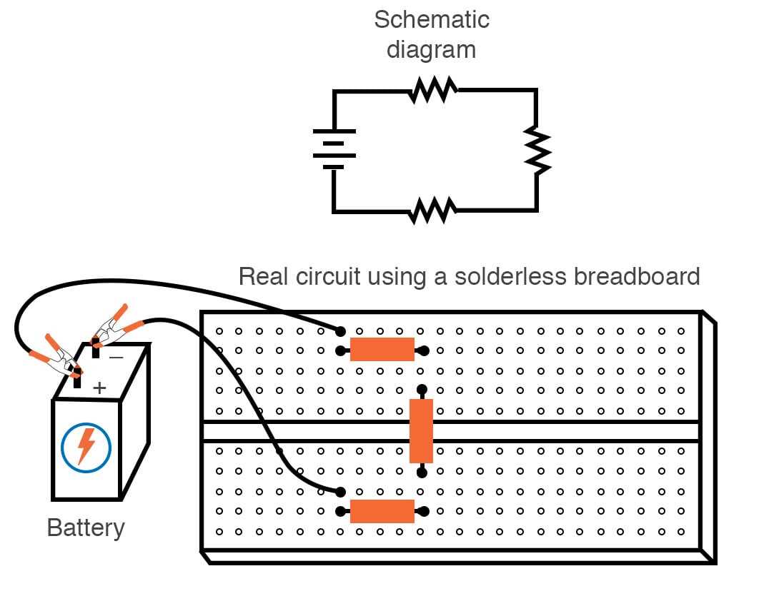 breadboard schematic diagram