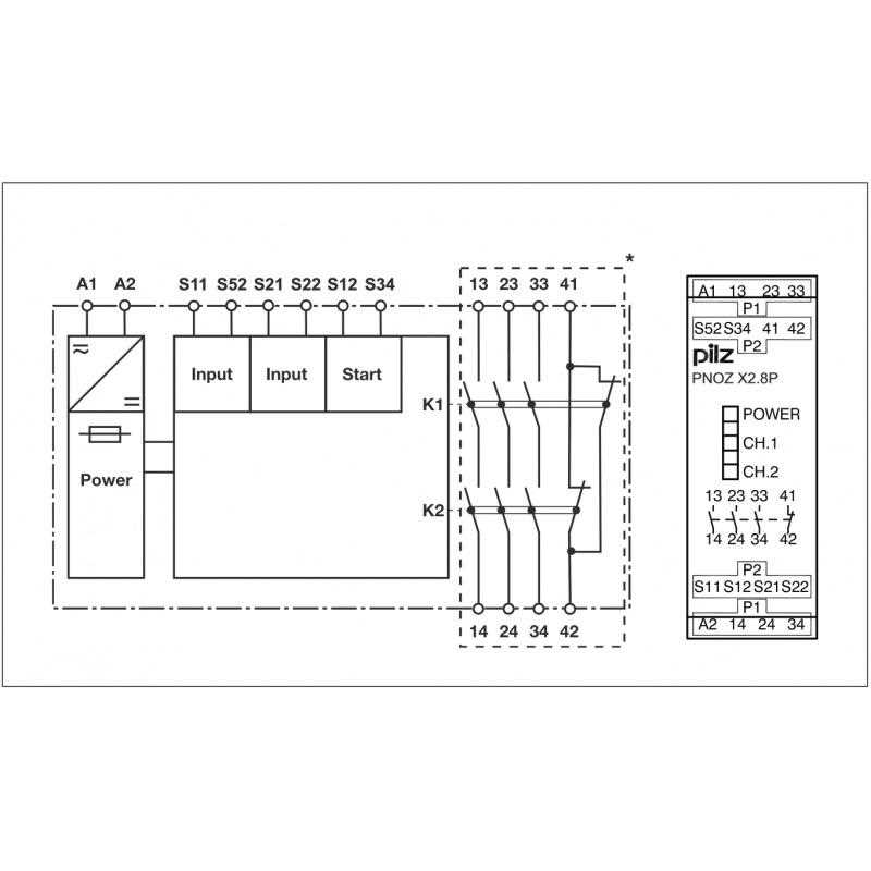 safety relay wiring diagram