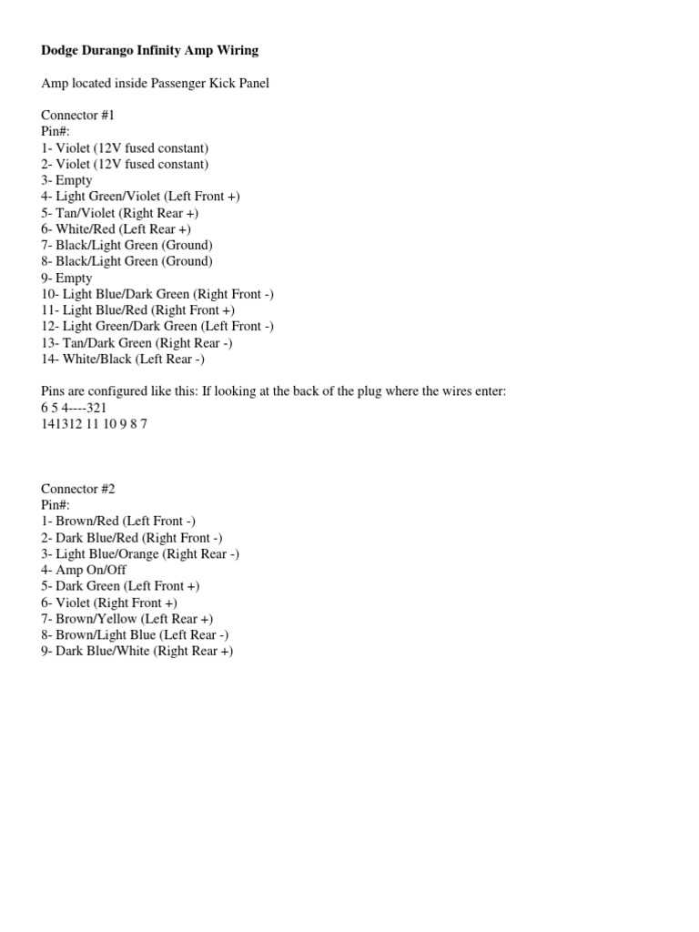 1999 dodge durango radio wiring diagram