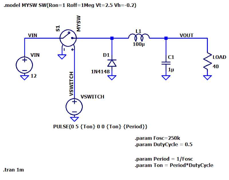 buck boost converter circuit diagram
