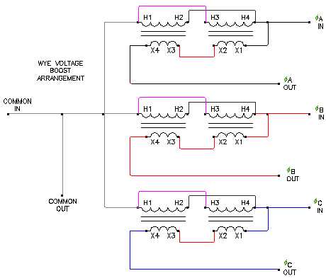 buck boost transformer 208 to 240 wiring diagram