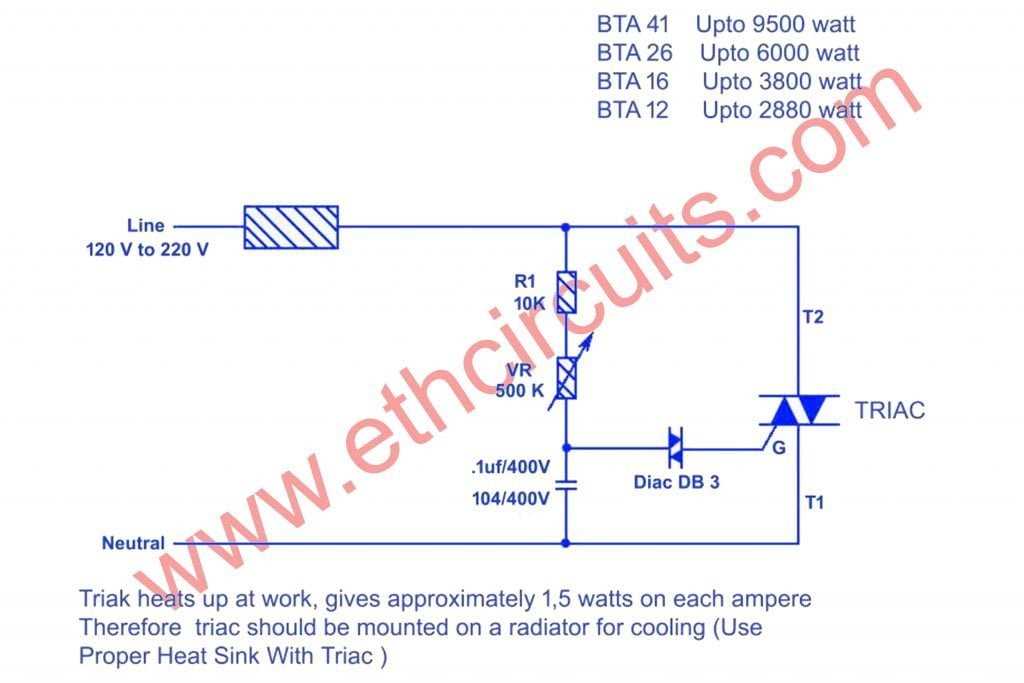 bt139 circuit diagram bt139 circuit diagram