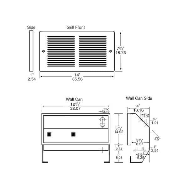 cadet heater wiring diagram
