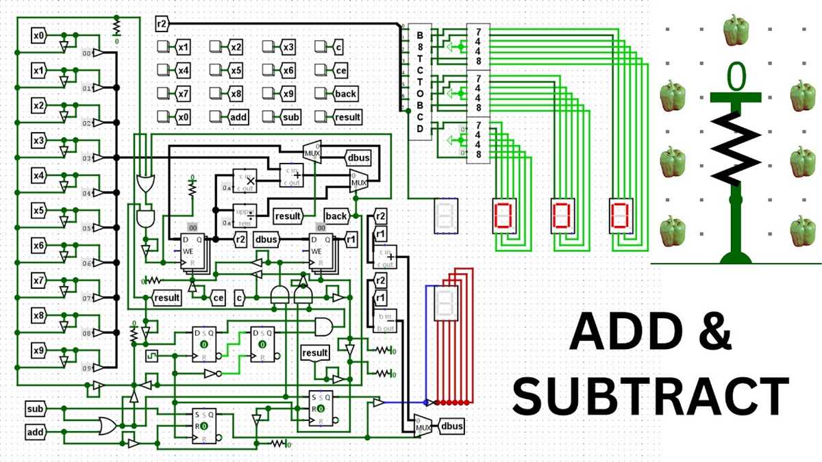 calculator schematic circuit diagram