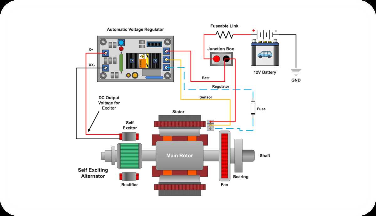 car alternator to motor wiring diagram