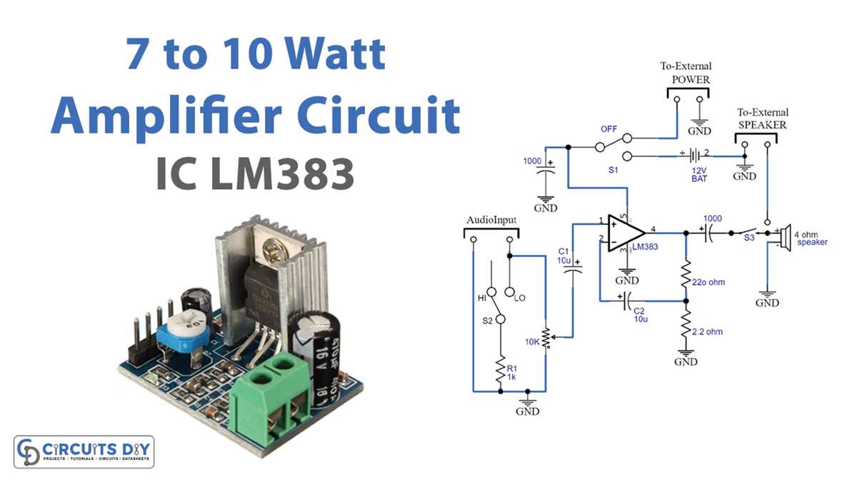 car amplifier circuit board diagram