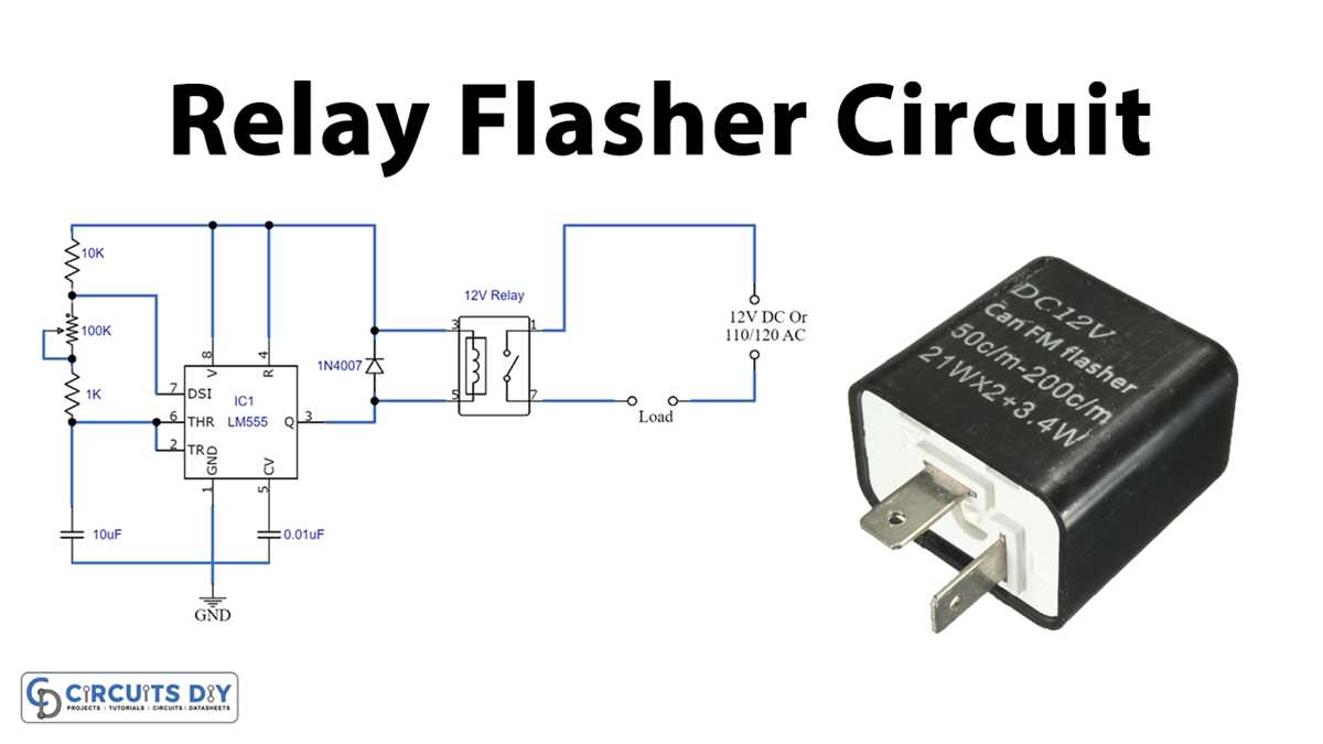 car flasher relay circuit diagram