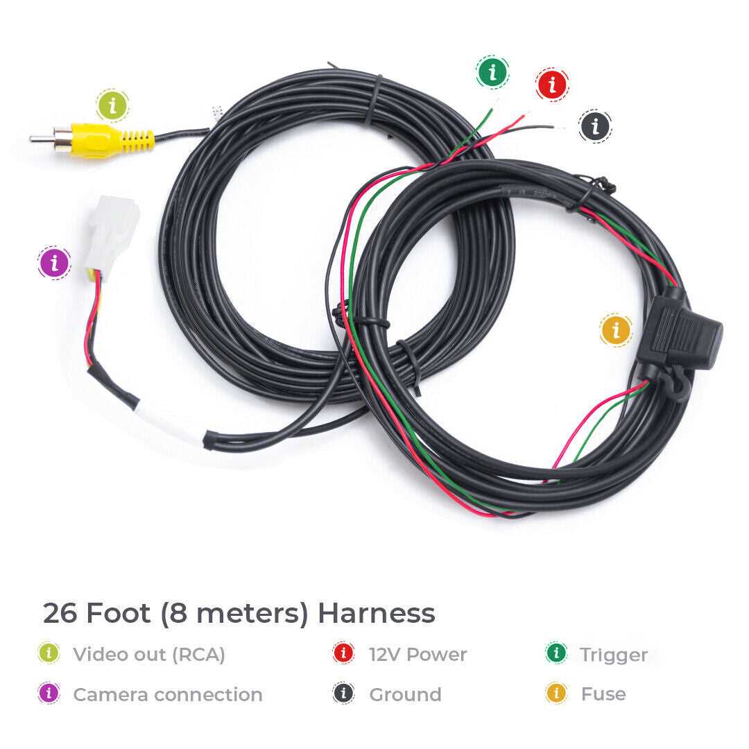 car rear view camera wiring diagram