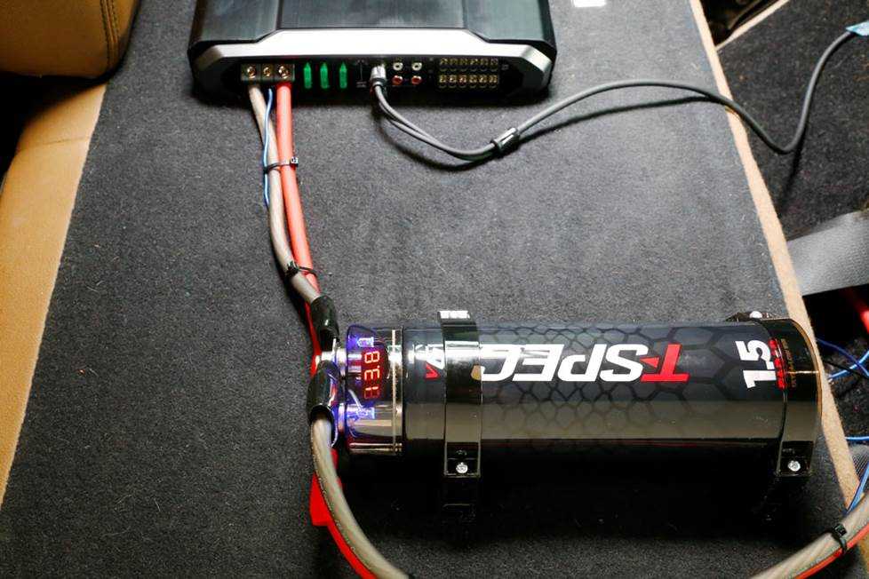car stereo capacitor wiring diagram