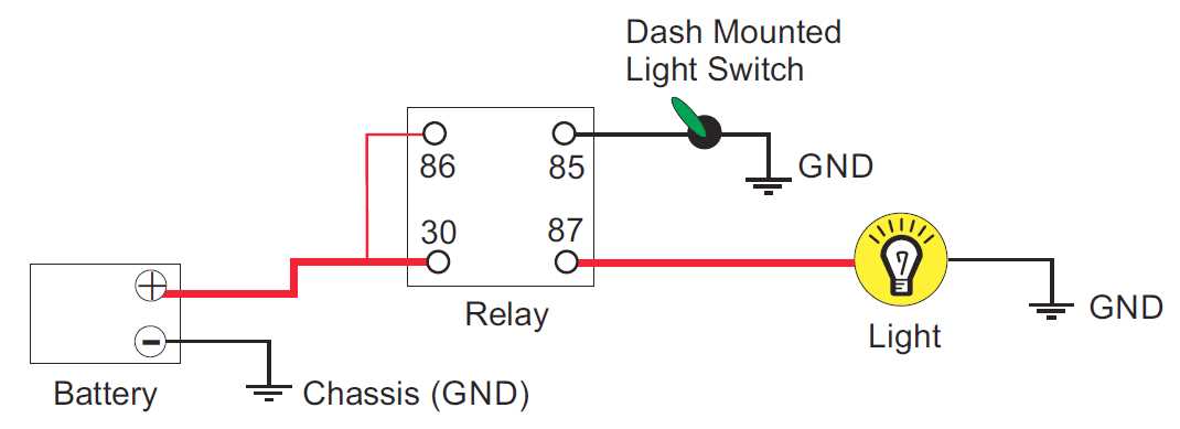 carrier operated relay schematic diagram
