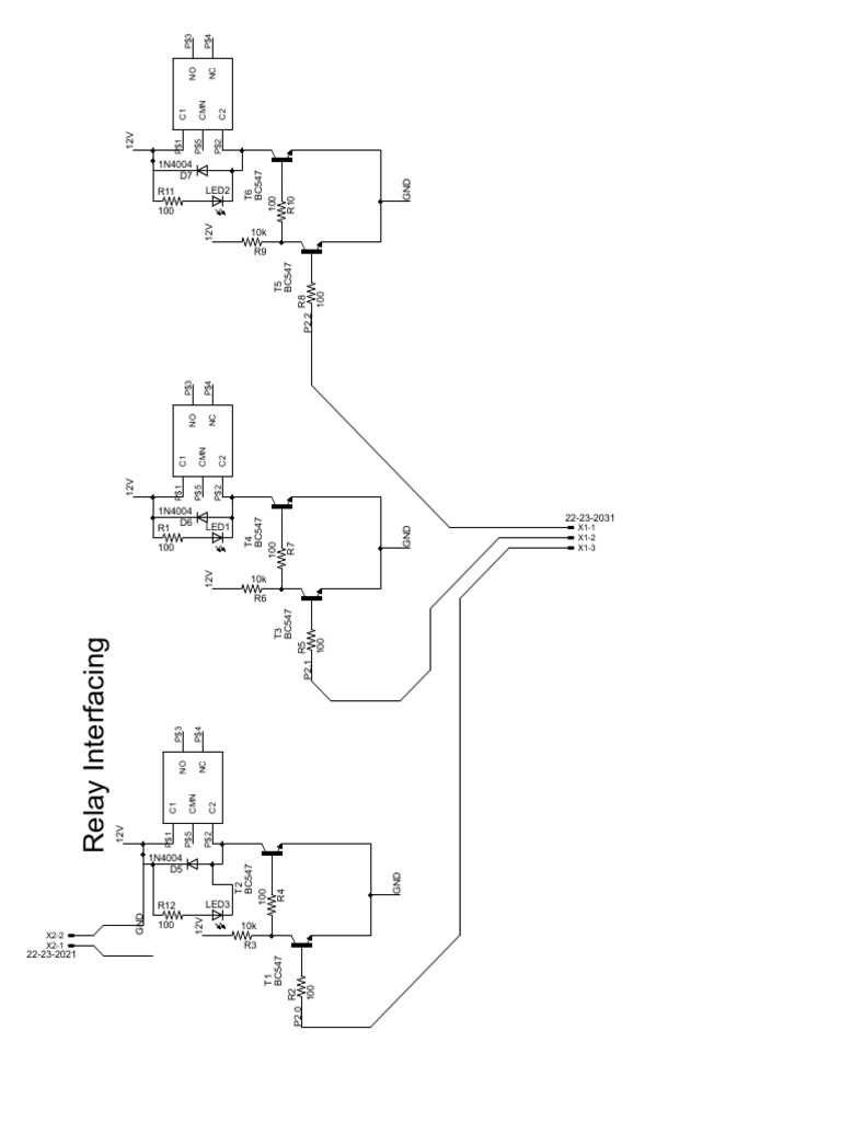 carrier operated relay schematic diagram