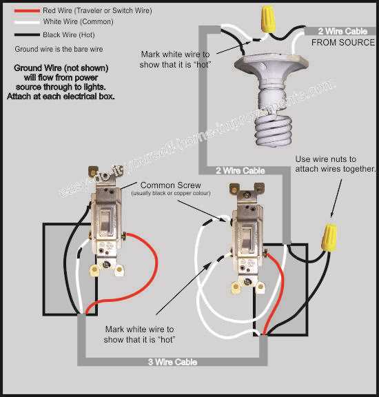 caseta 3 way wiring diagram