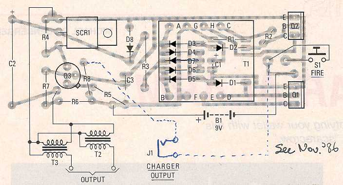 stun gun circuit diagram stun gun circuit diagram