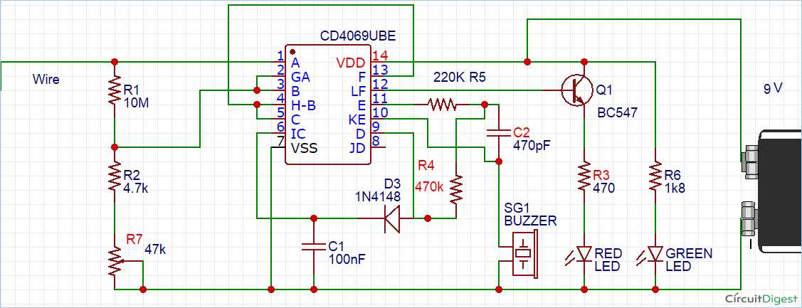 cd4069 circuit diagram