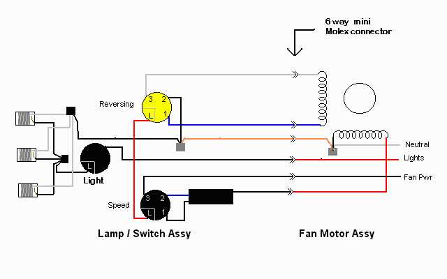 ceiling fan circuit diagram with capacitor