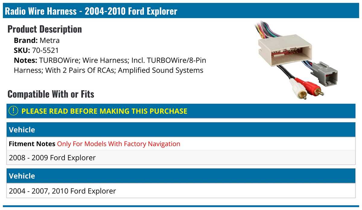 2008 ford explorer radio wiring diagram