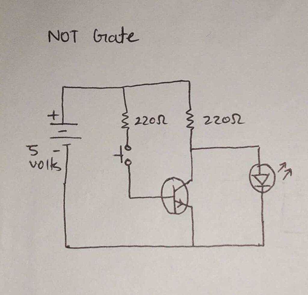 drawing a schematic diagram with logic chips