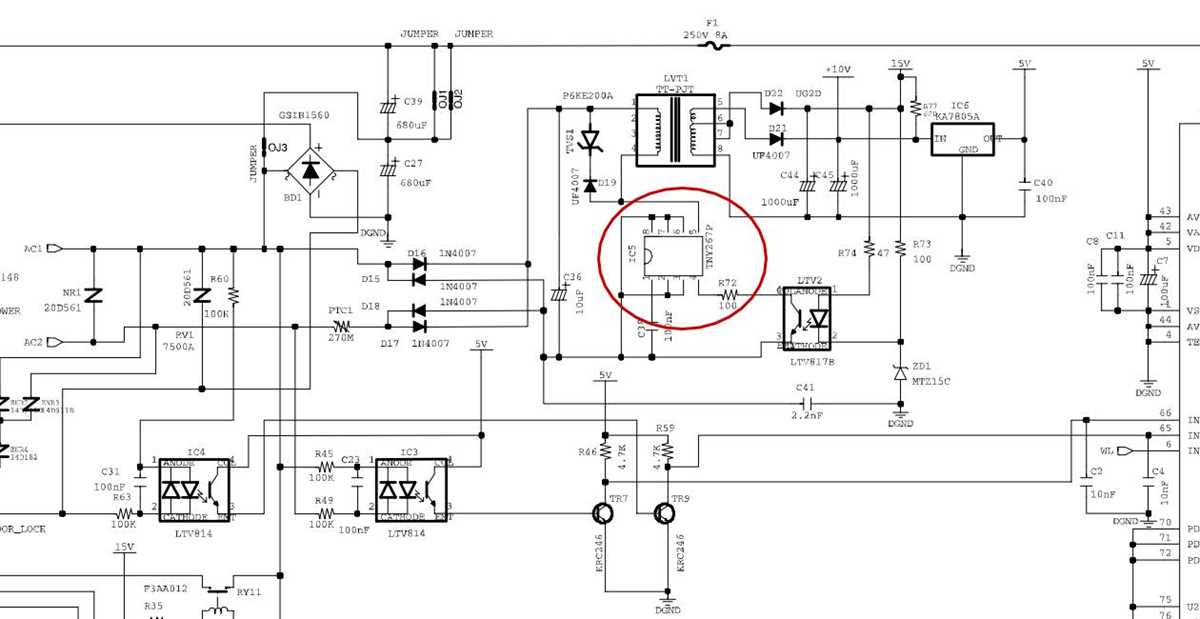 circuit diagram of a washing machine