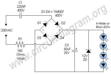 circuit diagram of led light circuit diagram of led light