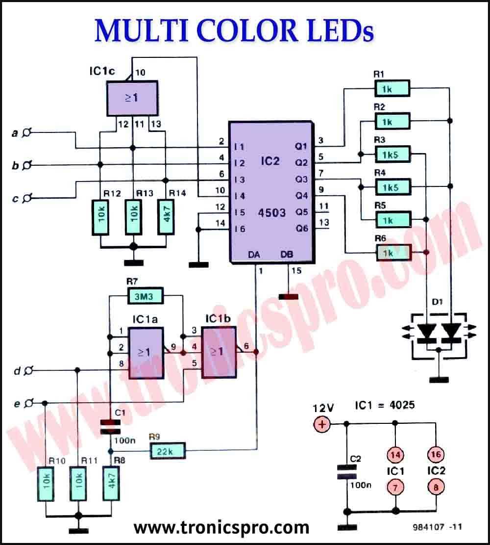 circuit diagram of led light circuit diagram of led light