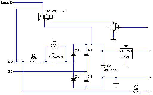 circuit diagram of motion sensor light switch