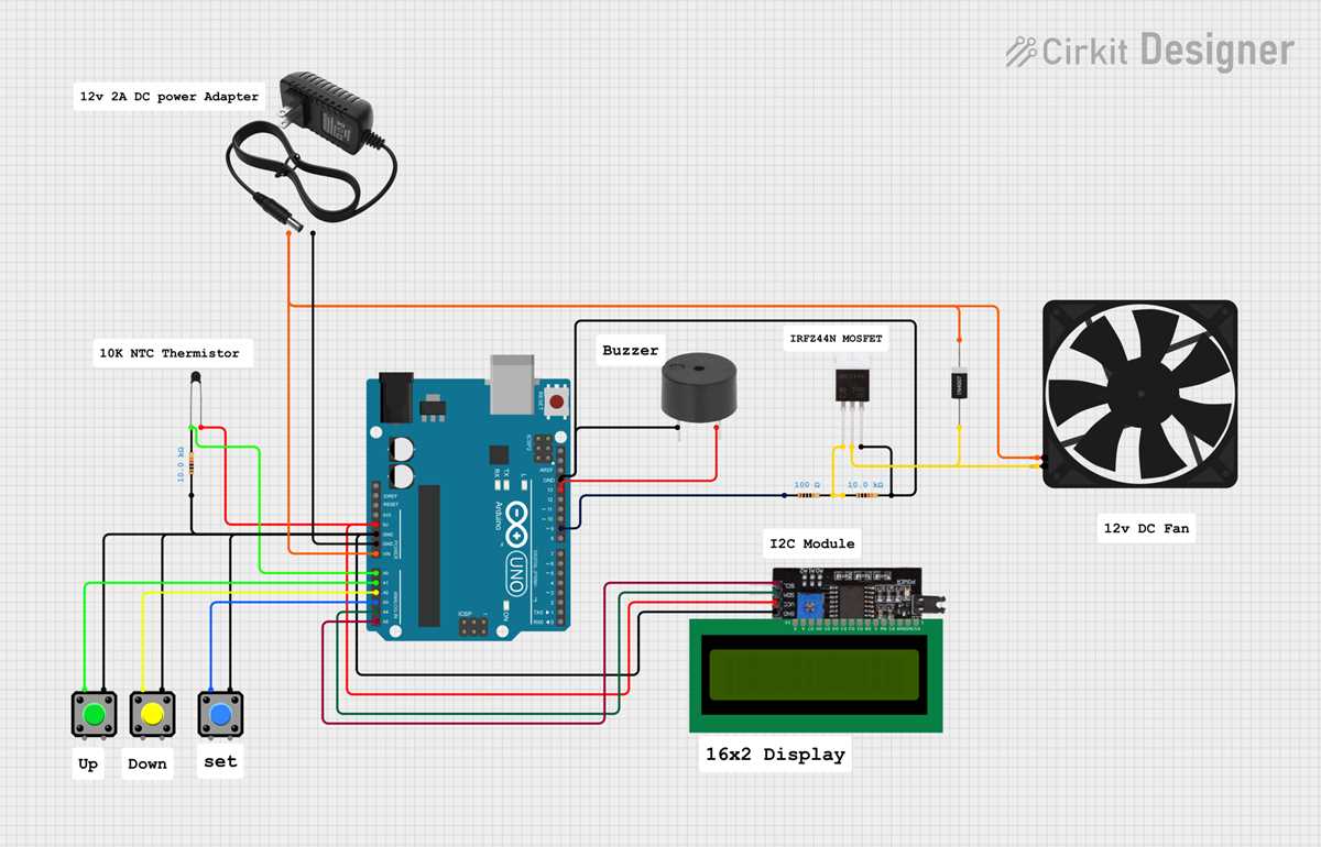 circuit diagram of thermistor