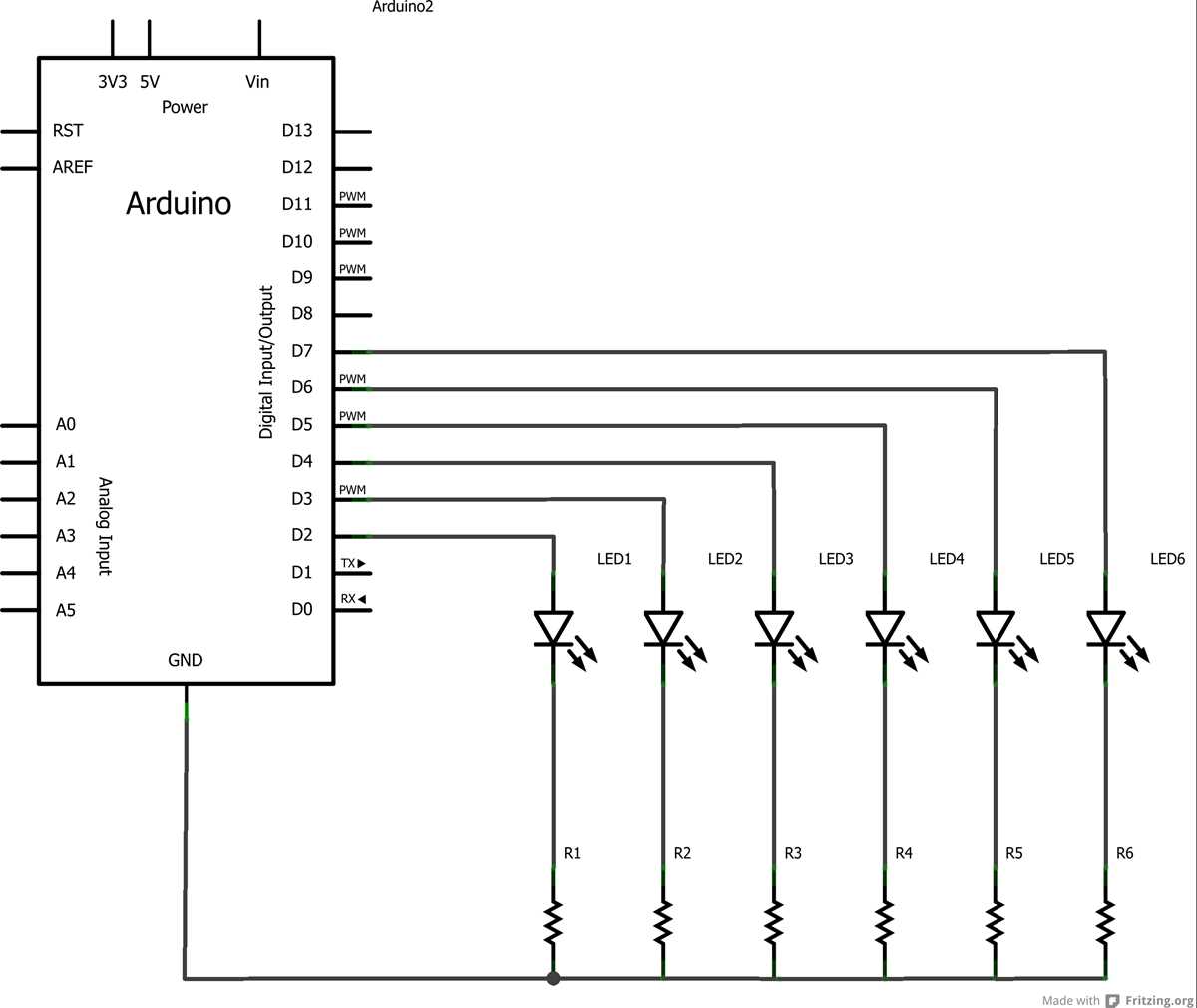 circuit diagram with arduino