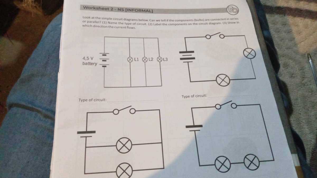 circuit diagram worksheet