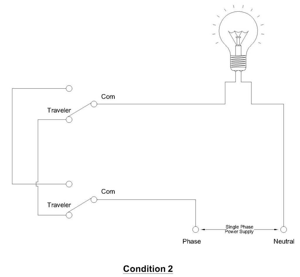circuit with a switch diagram