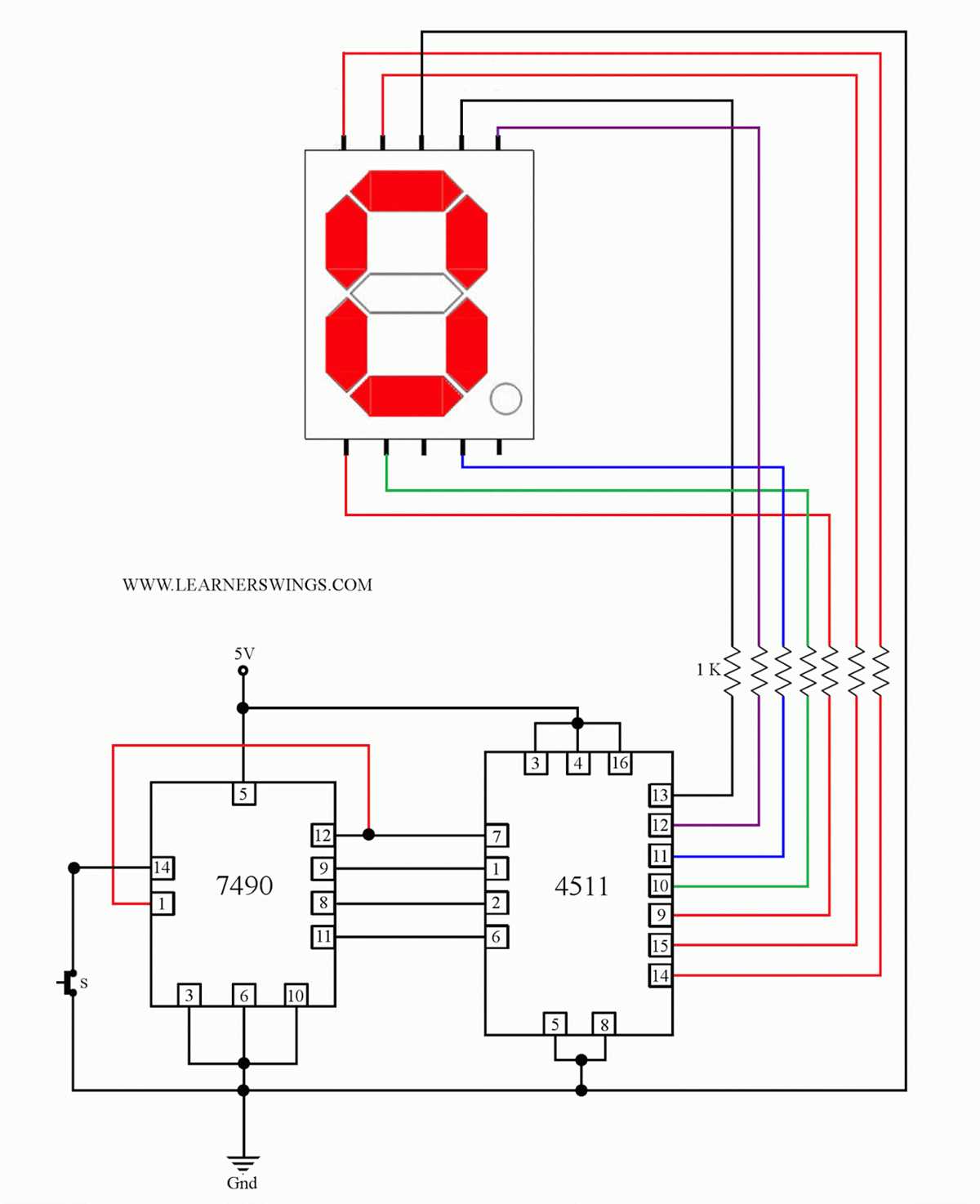 4511 circuit diagram