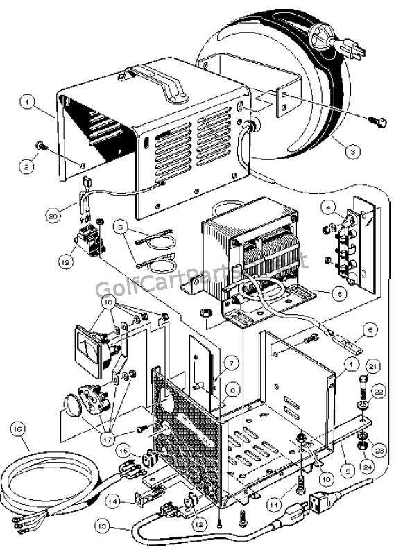 club car 1999 charger schematic diagram