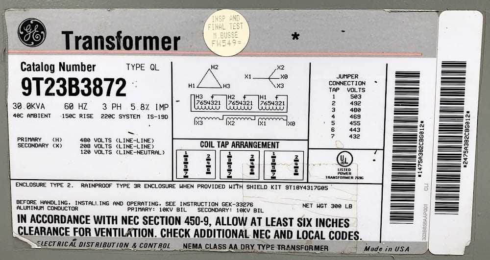 schematic diagram for ge transformer 9t23b3864