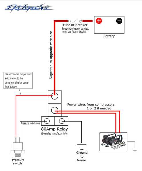 compressor relay wiring diagram