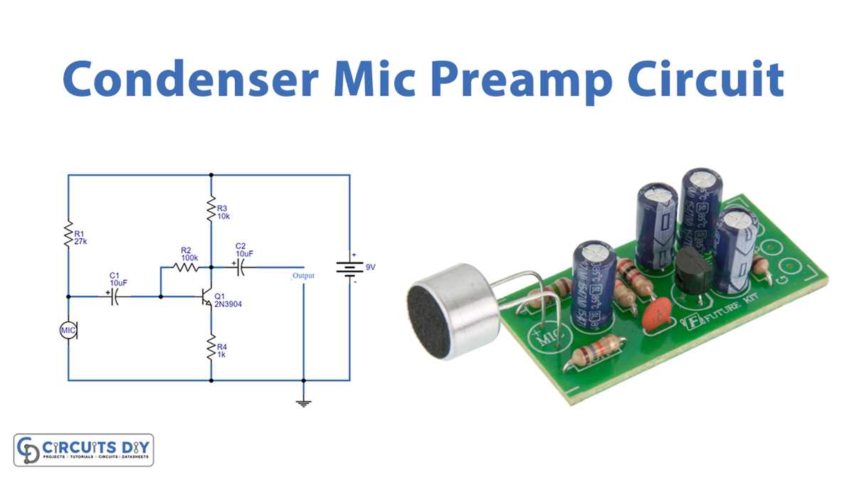 condenser mic preamp circuit diagram
