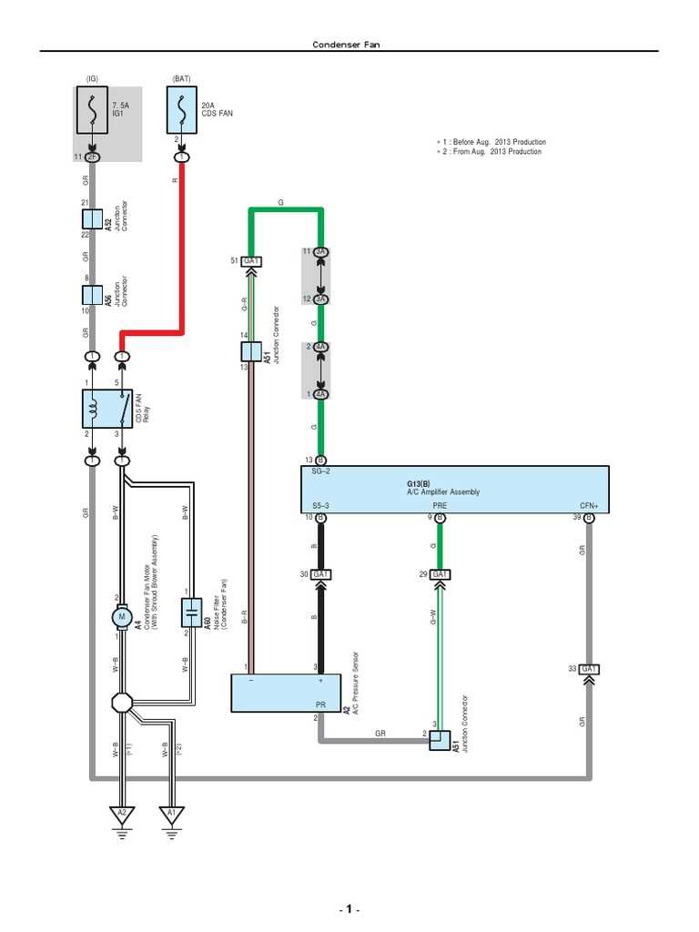 condensing fan motor wiring diagram