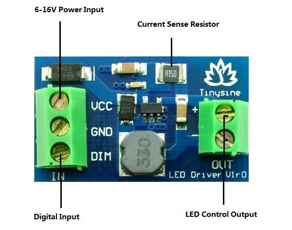constant current led driver circuit diagram