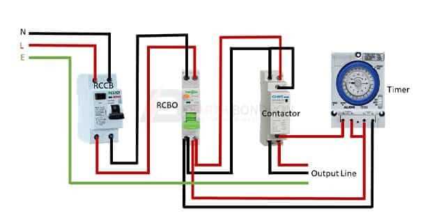 contactors wiring diagram