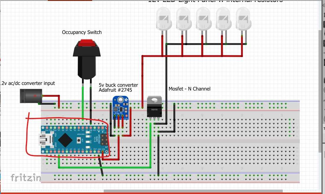 convert circuit diagram to breadboard
