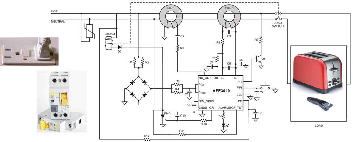 ground fault circuit interrupter diagram