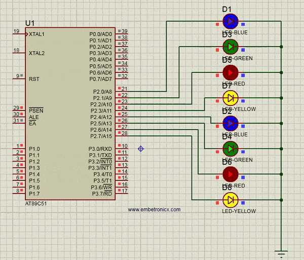 rfid 8051 schematic diagram