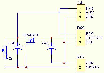temperature based fan speed controller circuit diagram