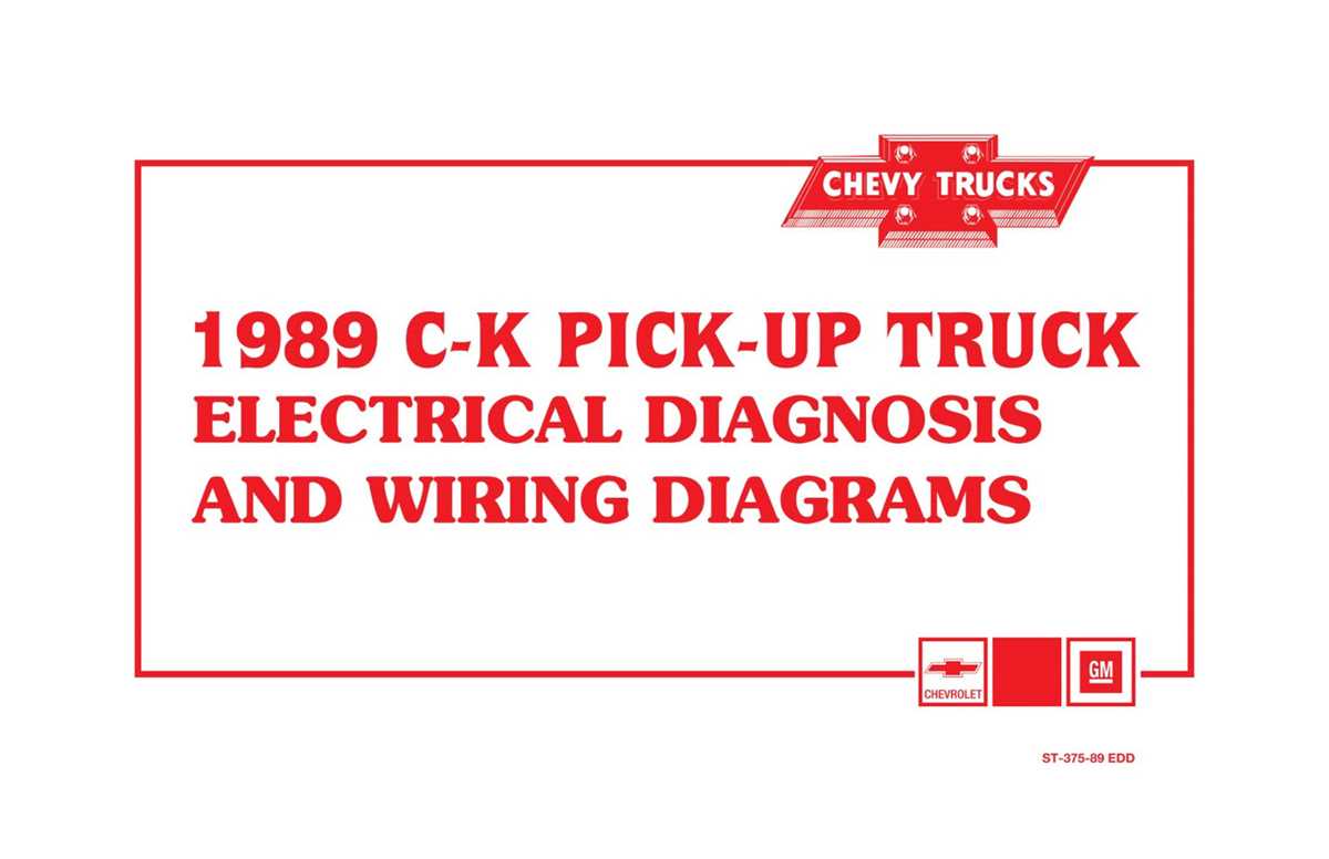 1989 chevy 3500 wiring diagram schematic