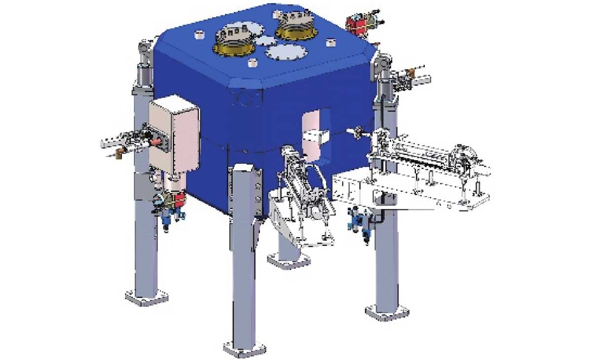 cyclotron schematic diagram